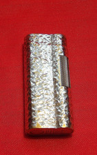 VINTAGE USED  DUNHILL ROLLAGAS S TYPE SILVER PLATED LIGHTER  ( 229A )