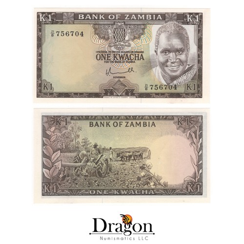 Zambia kwacha 1976 unc - kwacha,