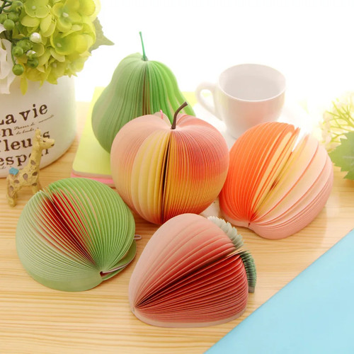 2pcs cute fruit - 2pcs, notes