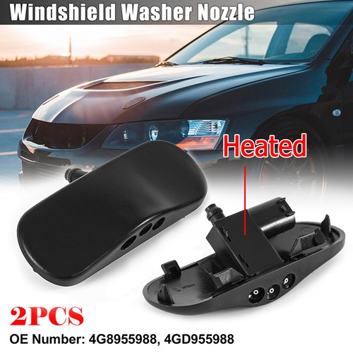 Pair windscreen washer nozzles - washer,