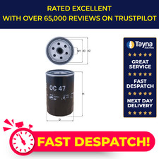 Oil Filter fits BMW 325 E30