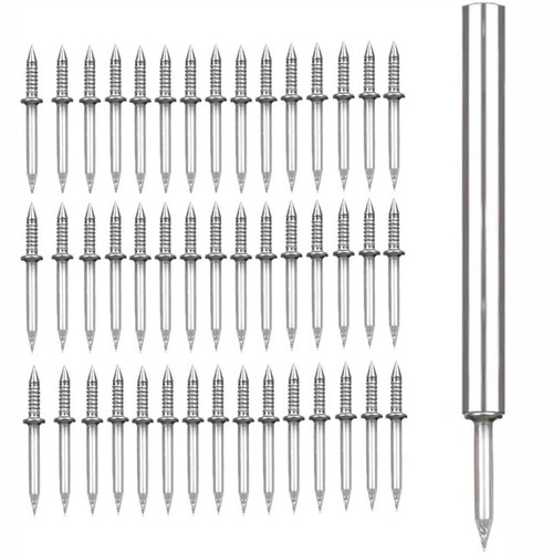 100pcs double head skirting - double-head,