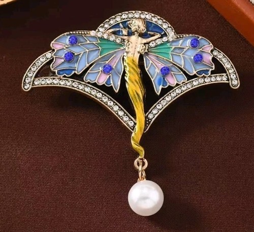 Vintage art nouveau fairy - nouveau,