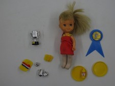 Vintage Sindy Doll Red Dress +