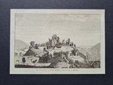 Antique 1786 print - Corfe