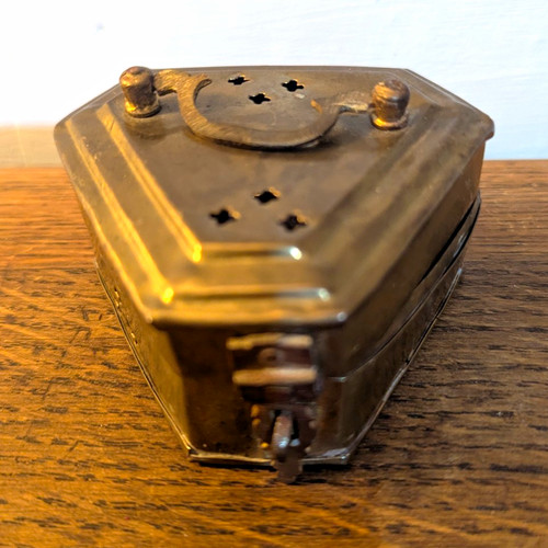 Vintage brass pierced trinket - vintage,