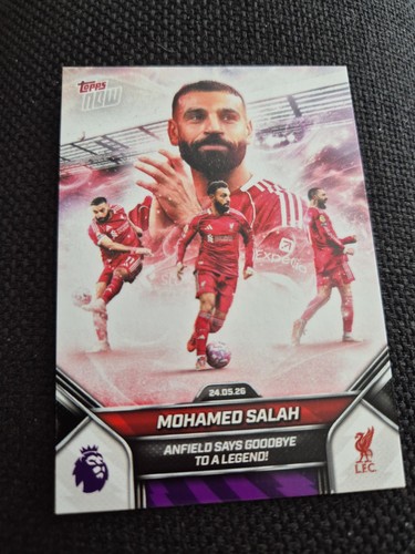 Topps now liverpool mohamed - topps,