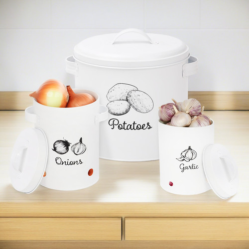Kitchen food storage jars - 3,