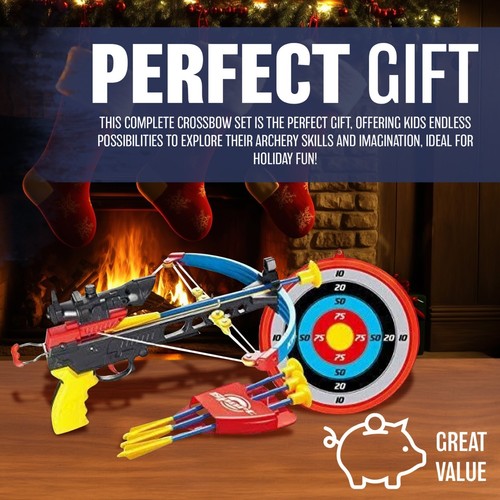 New crossbow set with arrows - with,