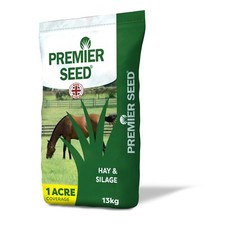 Premier Seed Hay & Silage Seed 13kg - Covers 1 Acre - Fast Growing Grass Seed