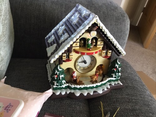 Avon victorian christmas clock - victorian,