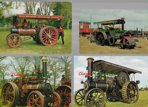 Steam traction engine - steam,