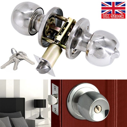 Round door knob with - knob, lock