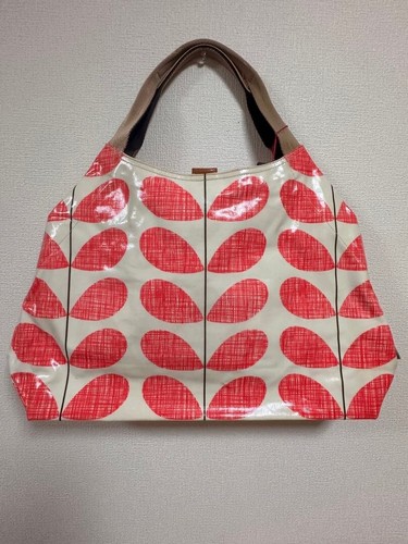 Orla kiely red pink leaf - orla,