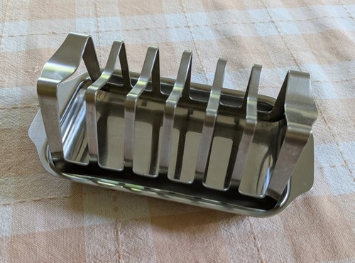 Retro stainless steel toast - retro,