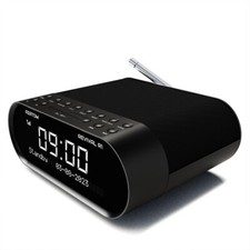 DAB+ & FM Radio Alarm Clock Bluetooth USB charger - AZATOM Revival Black(R)