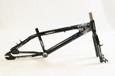 NEW BLACK BMX FRAME & FORK SET