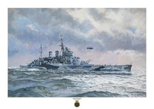 HMS RENOWN - Fine Art A4 size