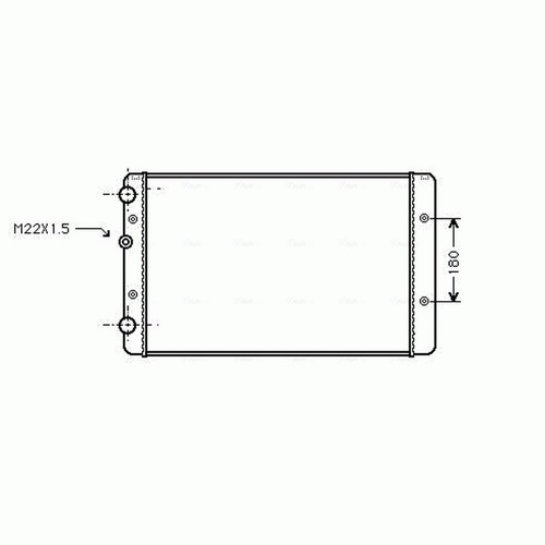 Radiator for lupo - radiator, 60