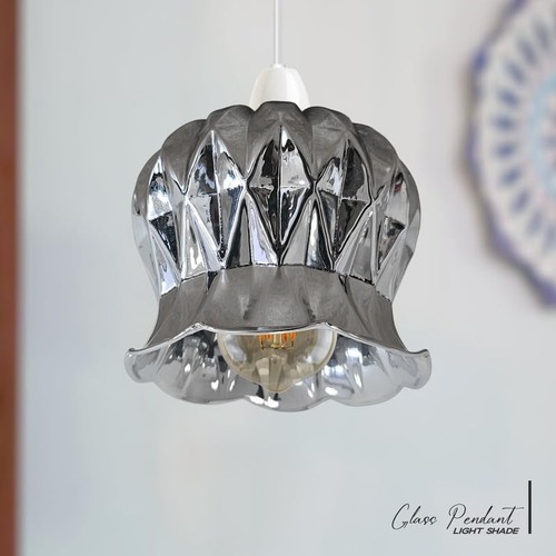 Vintage ceiling amber glass - amber,