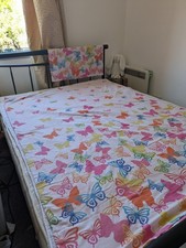 Dunelm Butterfly single duvet cover + 1 pillow case