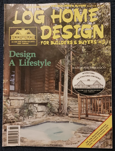 Log home design magazine 1988 - home, magazine-1988