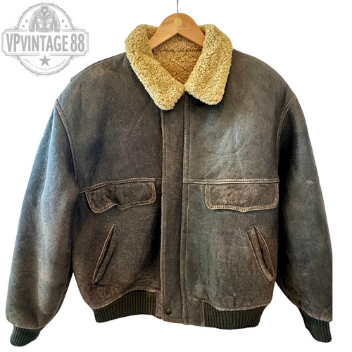 Vintage aviator bomber - vintage, b-3