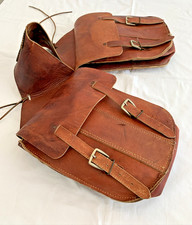 Vintage Leather Saddle Bags