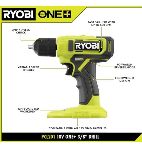 Ryobi tools cordless drill - ryobi,