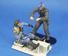 1/24 WW2 Luftwaffe Pilot And Ground Crew X2 Figures Resin Uk Seller