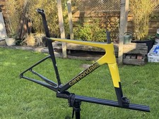 Mint! Cannondale SuperSix EVO Hi-Mod 56 Carbon Disc Frameset 700c Laguna Yellow