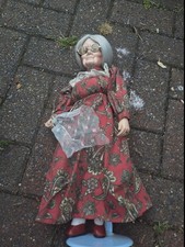 Grandma Pot Doll with Glasses