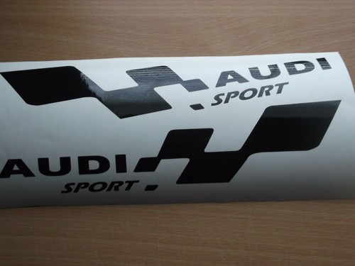 Audi sports flag sticker - sports,