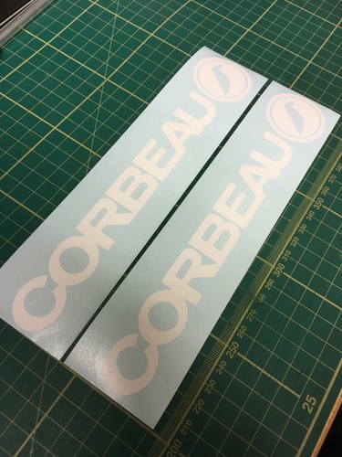 Corbeau bucket seat sticker - bucket,