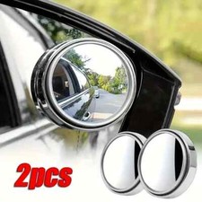 2Pack Car Adjustable Blind Spot Mirrors HD Glass Wing Side View External White