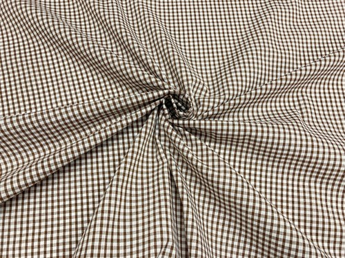 Gingham fabric polycotton - gingham,