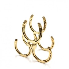 Coco Equestrian Solid Brass