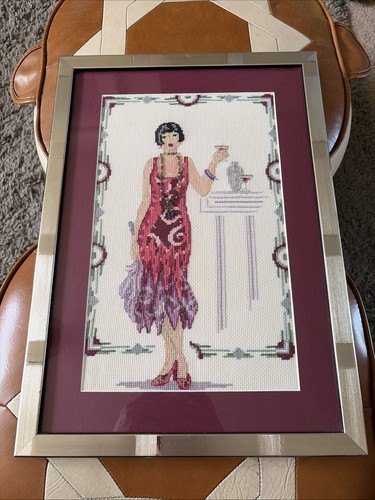Framed cross stitch - cross-stitch, 12