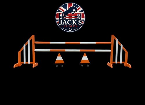 Horse jump set - set, orange