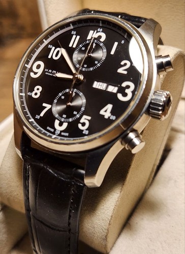Hamilton khaki officer chrono - hamilton,