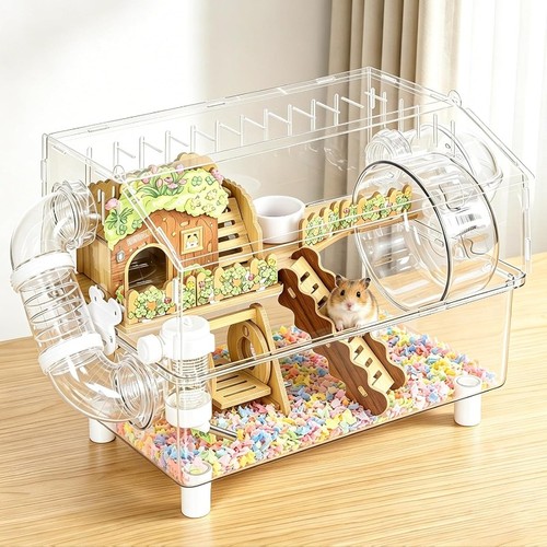 Layer acrylic hamster cage - acrylic,