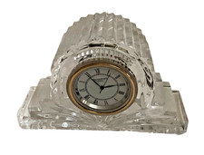 Waterford Crystal Small Mantle Clock : Made In Ireland