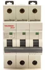 BILL MEM 32A 32 AMP B32 CURVE B 10kA TRIPLE POLE MCB CIRCUIT BREAKER THB323