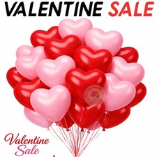 Red White Pink Heart Shape