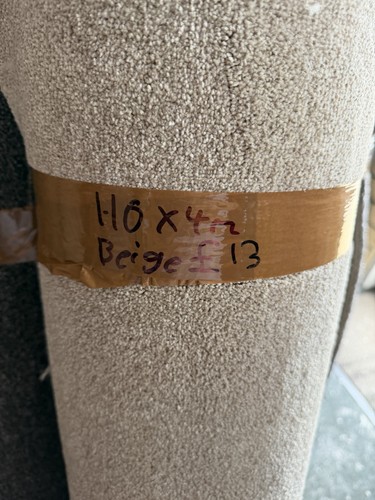 Carpet offcut beige 110cm - carpet, x