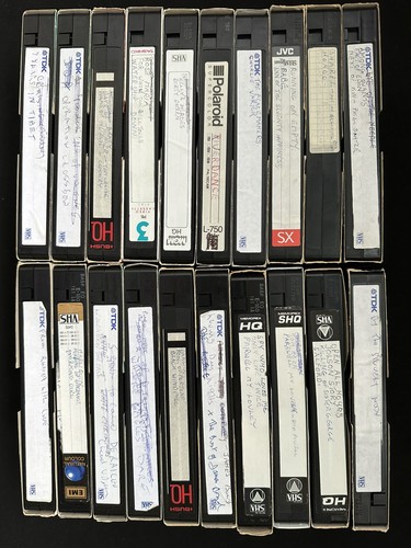 Used recordable vhs tapes - , tapes-