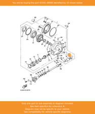 Yamaha oil seal 93101 - yamaha, 93101-38098