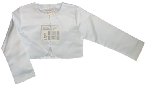 Flower girl bridesmaid bolero - flower,