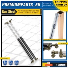 2x Bonnet Gas Struts for Toyota Land Cruiser 100 Series Lexus LX470 1998-2007