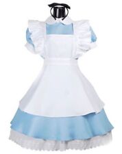 Girls Alice Costume Child Kids Alice In Wonderland Book Day Fancy Dress Outfit